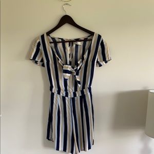 striped Holister romper